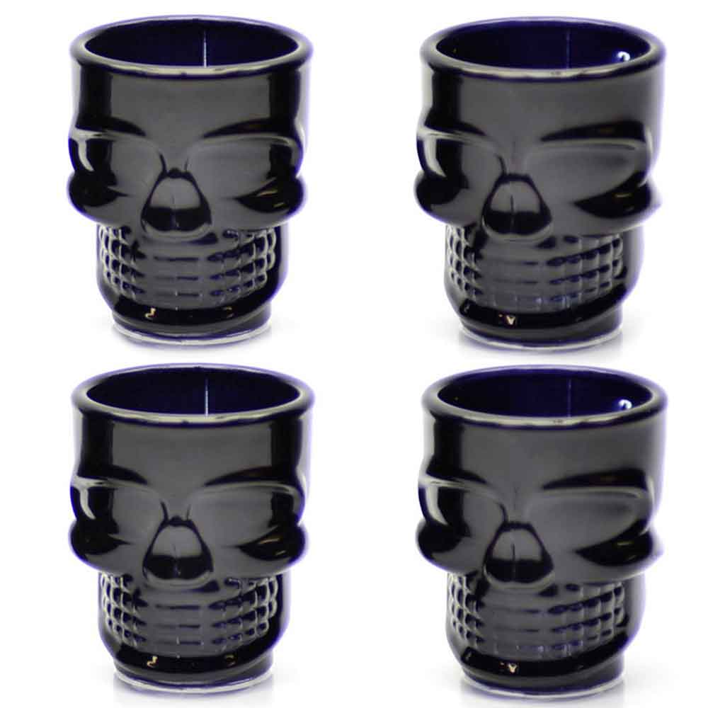 Kit-4-Copos-Shot-Caveira-40ml-Preto