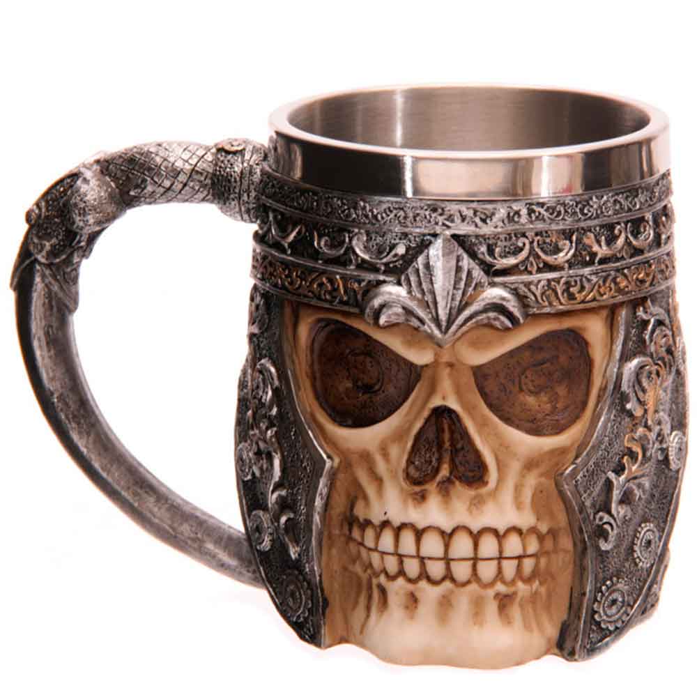 Caneca-Caveira-Esqueleto-Capacete-------------------------------------------------------------------