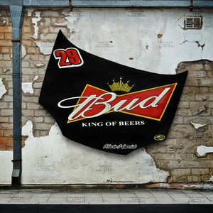 Capo-Kevin-Harvick-for-NASCAR-Budweiser-black-car---------------------------------------------------